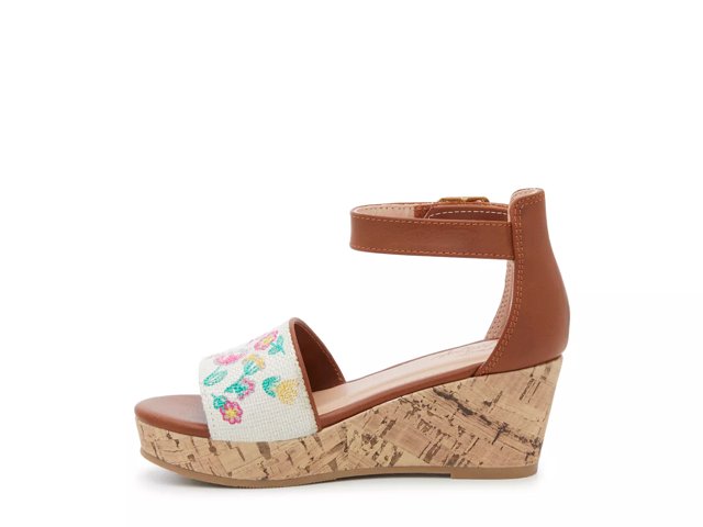 Crown Vintage Daisy Wedge Sandal - Kids' - Free Shipping | DSW