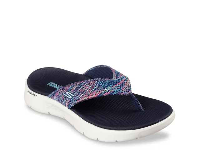 Skechers go flex flip flops best sale