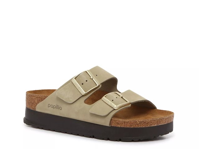 Platform birkenstock like sandals top