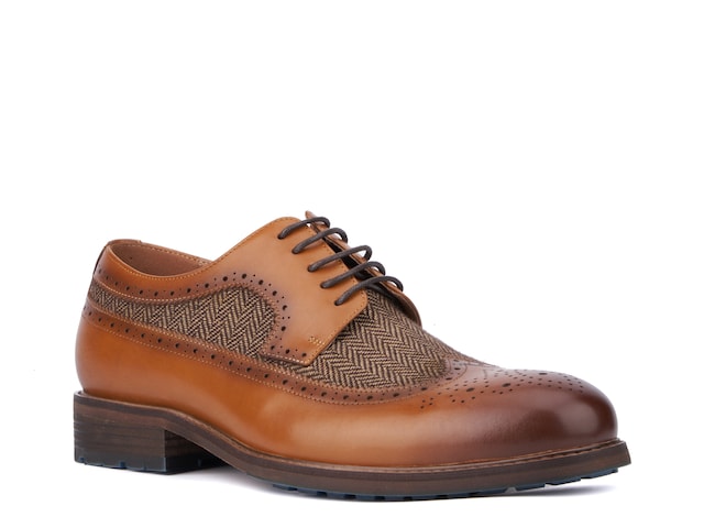 Mens Vintage Shoes, Boots | Retro Shoes & Boots Vintage Foundry Co Cyril Wingtip Oxford $144.99 AT vintagedancer.com