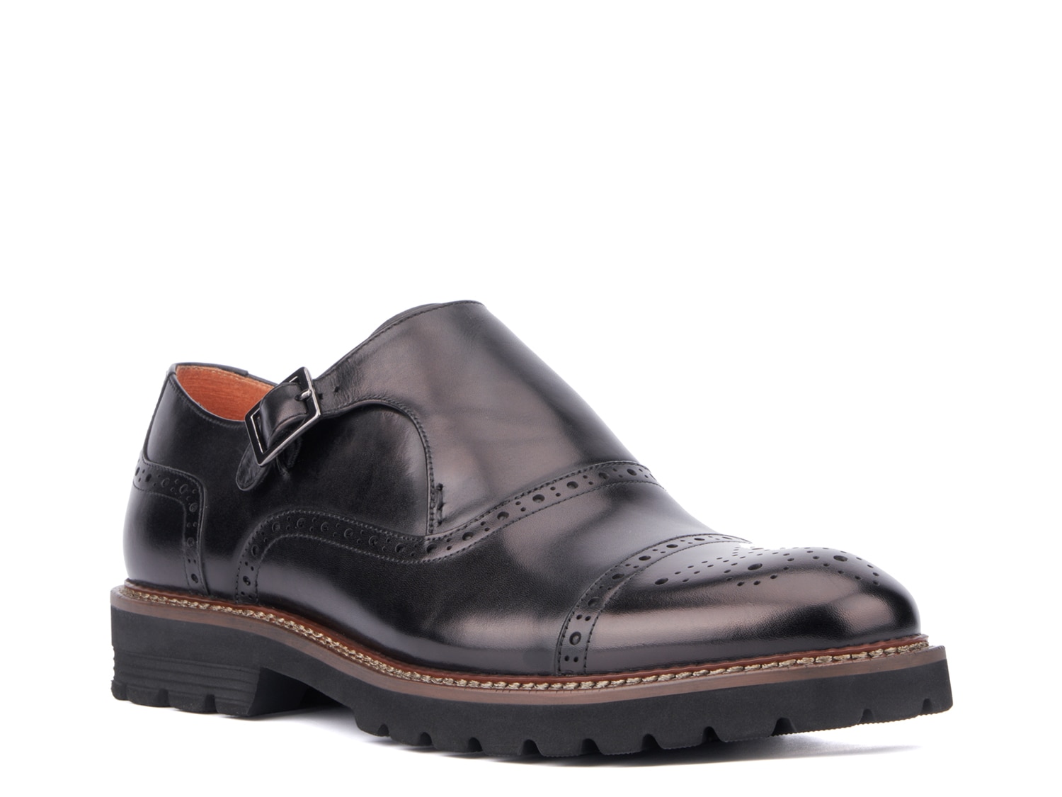 Nyle Cap Toe Monk Strap Slip-On