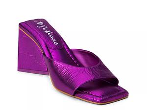 Purple store sandals dsw