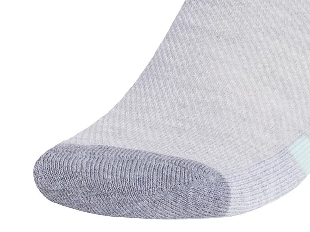 adidas Athletic Cushioned Kids' No Show Socks - 6 Pack - Free Shipping | DSW