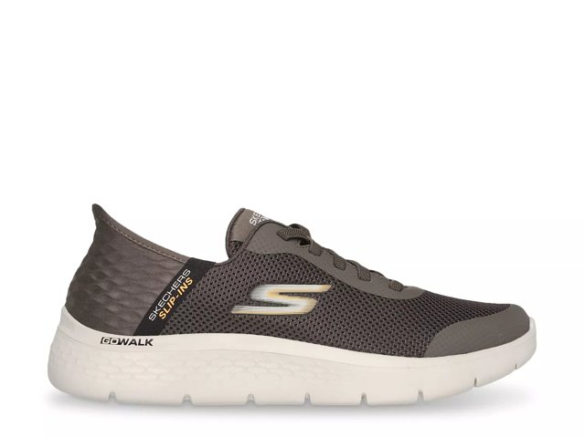 Skechers Mens Go Walk Flex Hands Free Slip-Ins Slip-On Walking Shoes,  Color: Dark Gray - JCPenney