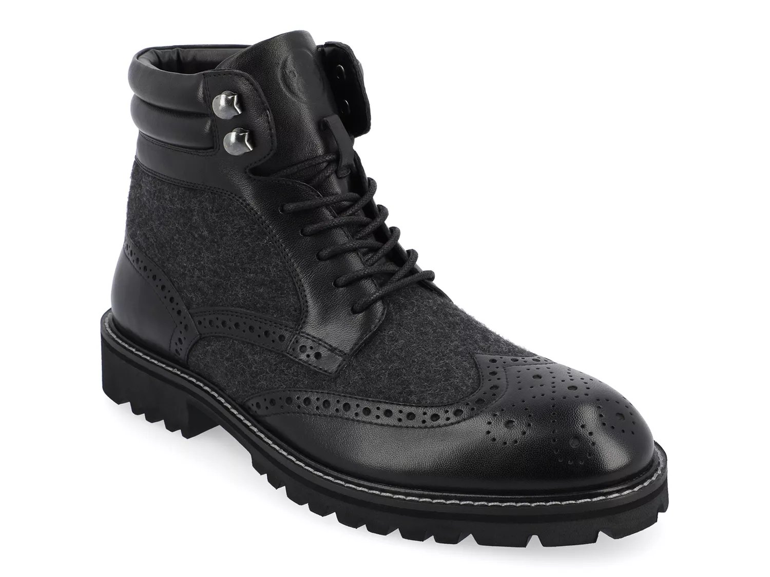 Thomas & Vine Graham Boot | Men's | Black | Size 9 | Boots | Wingtip