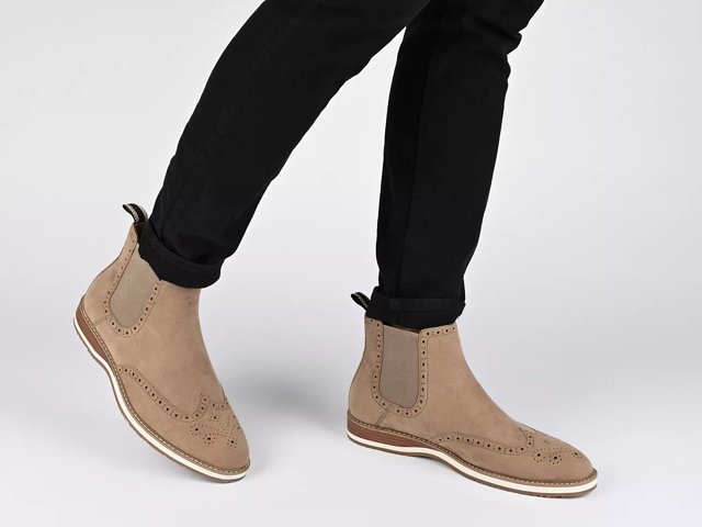 Superdry brad brogue chelsea boots sale