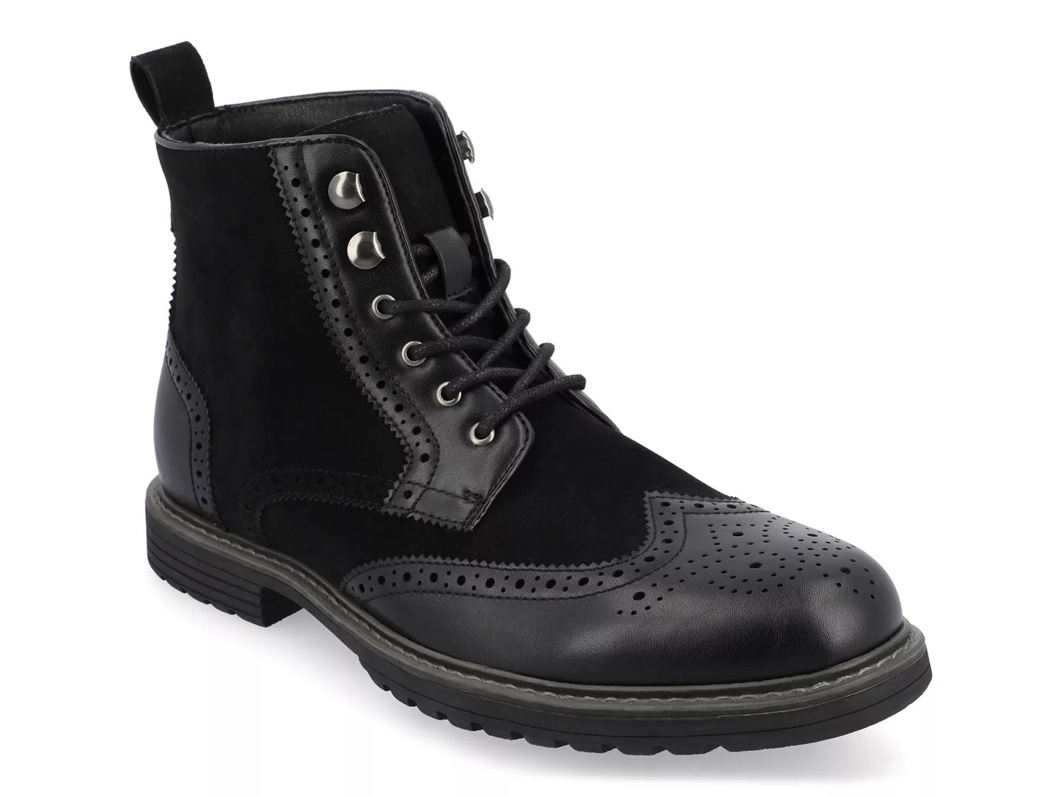 Vance Co. Virgil Boot | Men's | Black | Size 8.5 | Boots | Wingtip