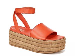 Shop Women s Orange Platform Sandals DSW