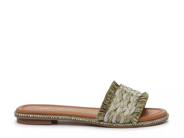 Dsw olive green sandals discount