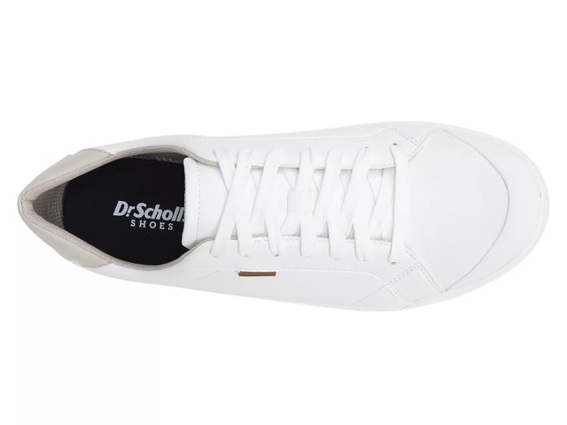 Dr scholls mens white tennis shoes clearance