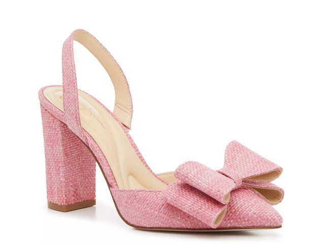 Jessica simpson pink suede hot sale pumps