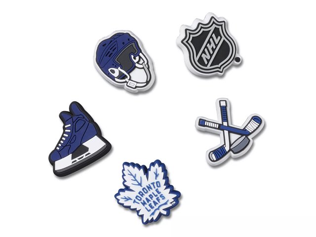 Crocs NHL Toronto Maple Leafs Jibbitz Set 5 Pack Free Shipping DSW