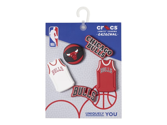 Crocs Jibbitz Chicago Bulls NBA Charms (5-Pack)