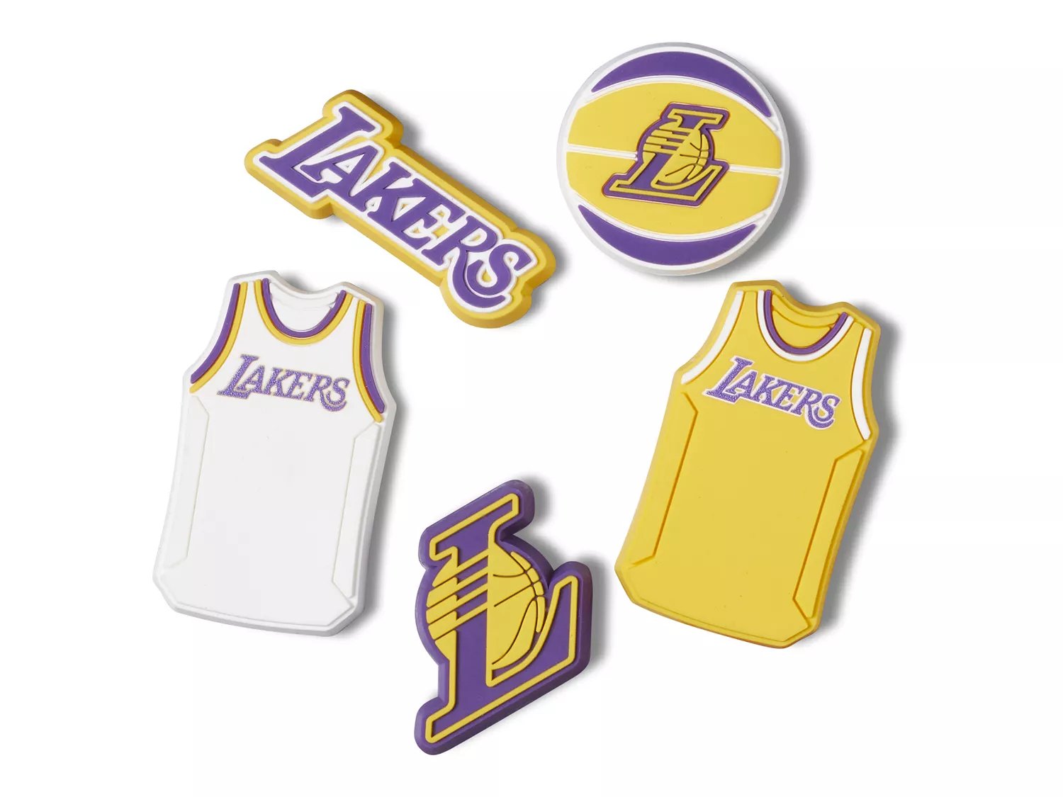 NBA Los Angeles Lakers 5 Pack Jibbitz™ charms - Crocs