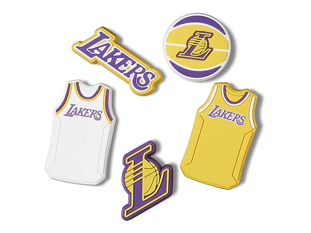 Crocs NBA Los Angeles Lakers Jibbitz Set - 5 Pack - Free Shipping | DSW