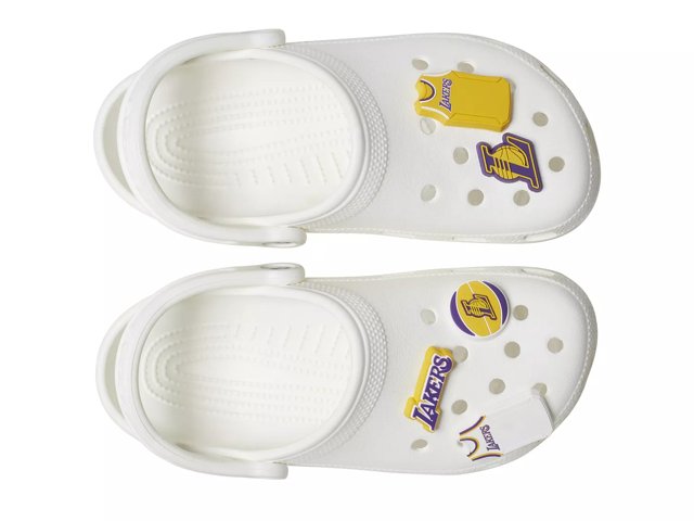 Crocs NBA Los Angeles Lakers DSW | 5 Pack Shipping Free - Jibbitz Set 