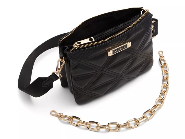 aldo black crossbody bag