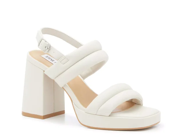 Steve madden white discount strap sandals