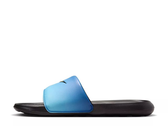Blue nike slides mens cheap