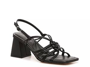 Black sandals at store dsw