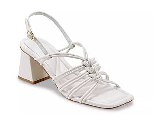 White shop slingback sandals