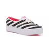x Barbie Platform Sneaker - Women's Black/White Chevron Canvas view