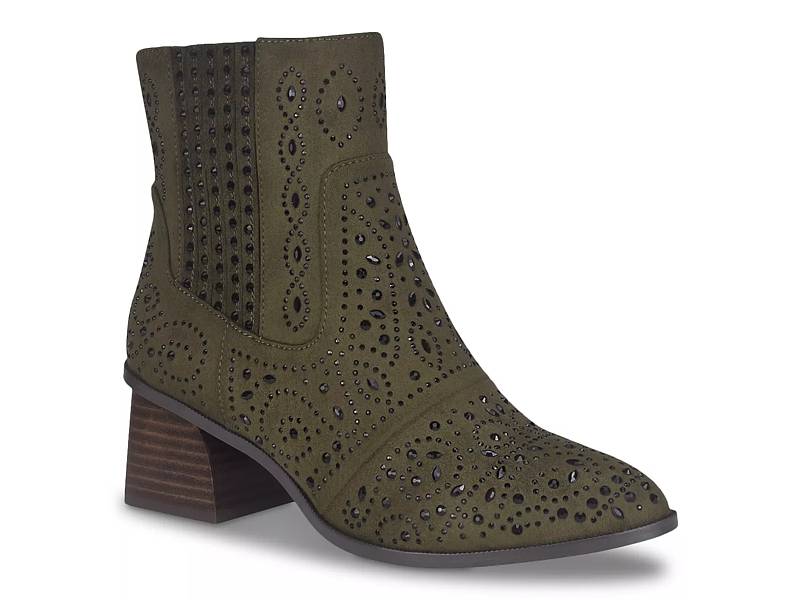 Green 2025 booties dsw