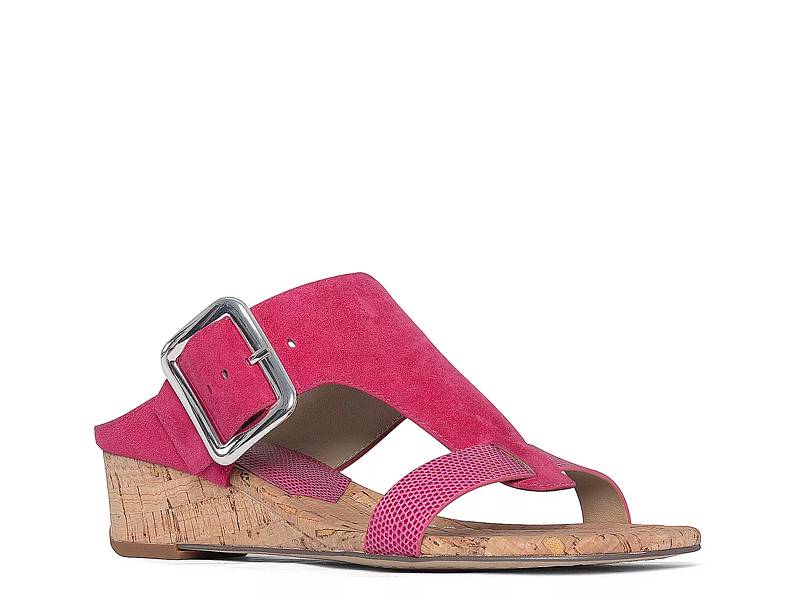 Blush hot sale wedge sandals