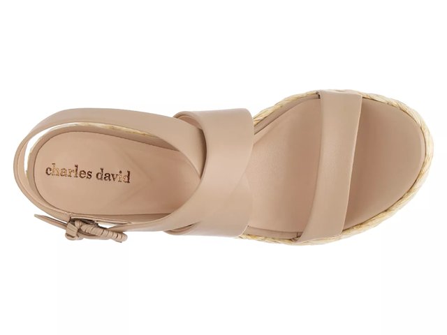 Charles David Russell Leather Wedge
