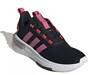 Women's black and clearance pink adidas running shoes