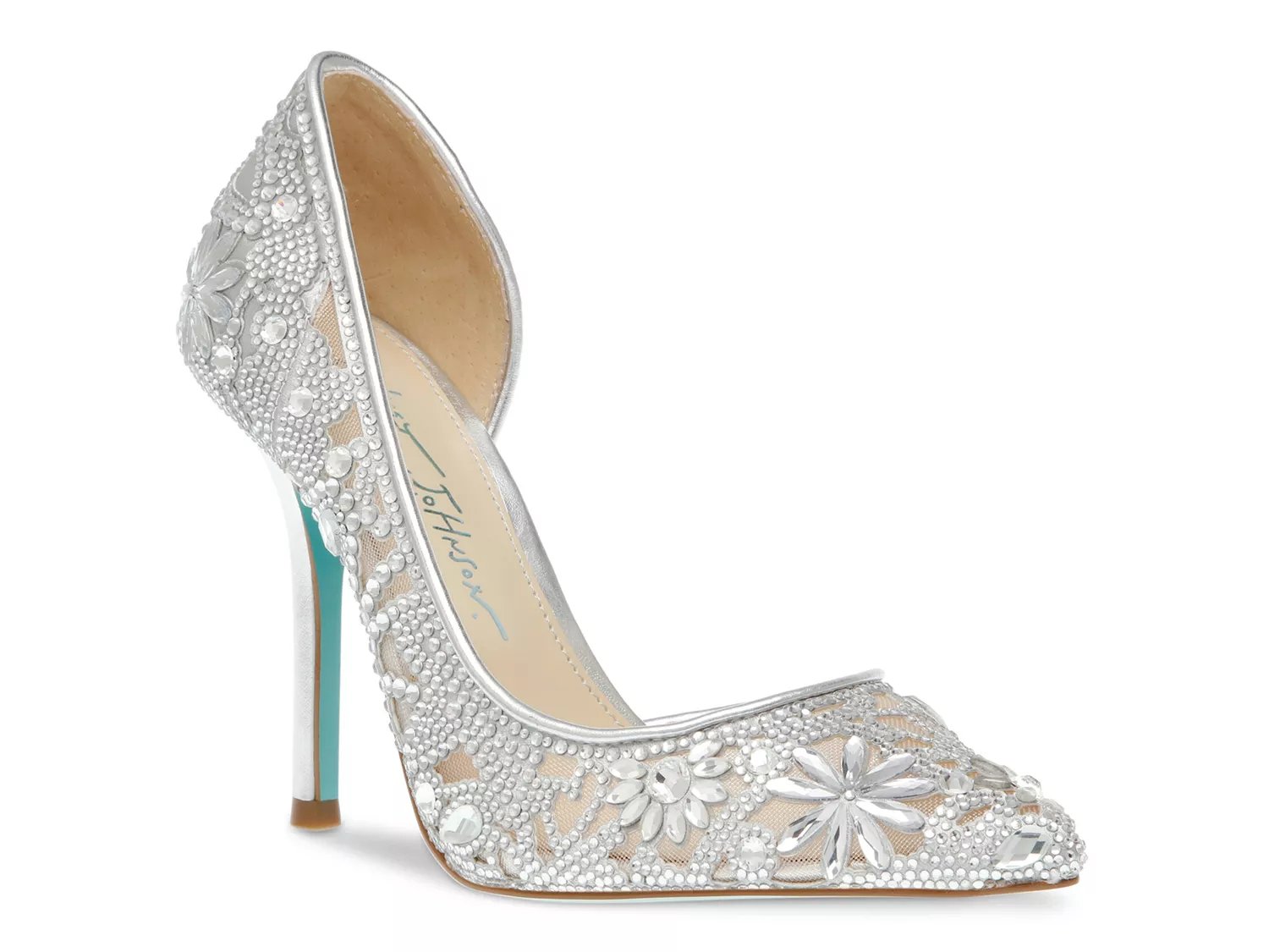 Betsey Johnson Chic Pump | Women's | Silver | Size 5 | Pumps | Stiletto