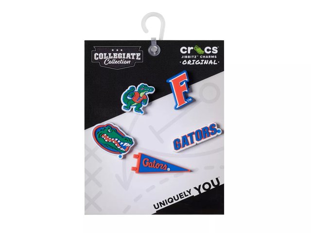 Crocs University of Florida Jibbitz Set 5 Pack Free Shipping DSW