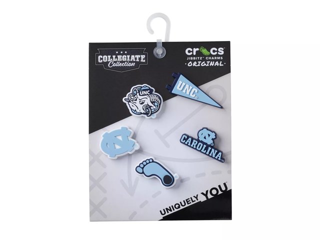 Crocs University of North Carolina Jibbitz Set 5 Pack Free