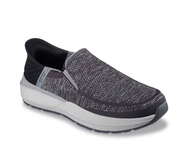 Skechers Mens Go Walk Flex Hands Free Slip-Ins Slip-On Walking Shoes,  Color: Dark Gray - JCPenney