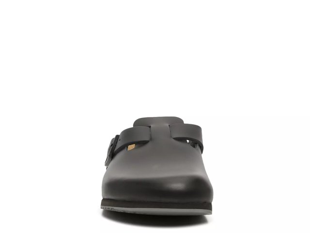 Men's Boston Clog - Black Leather