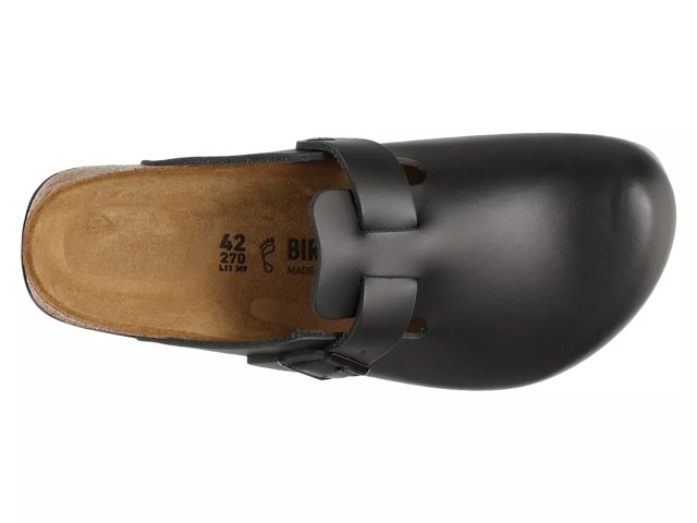 Birkenstock Boston Super Grip Black Leather 43