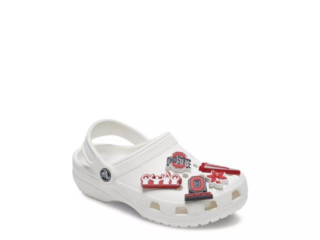 Crocs Ohio State University Jibbitz Set 5 Pack Free Shipping DSW