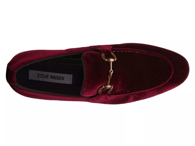 Steve madden velvet loafers online