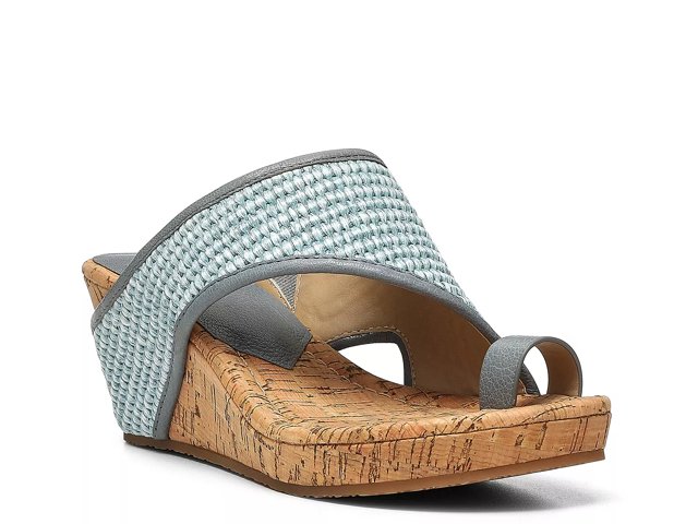 Donald pliner gyer wedge sandal discount black
