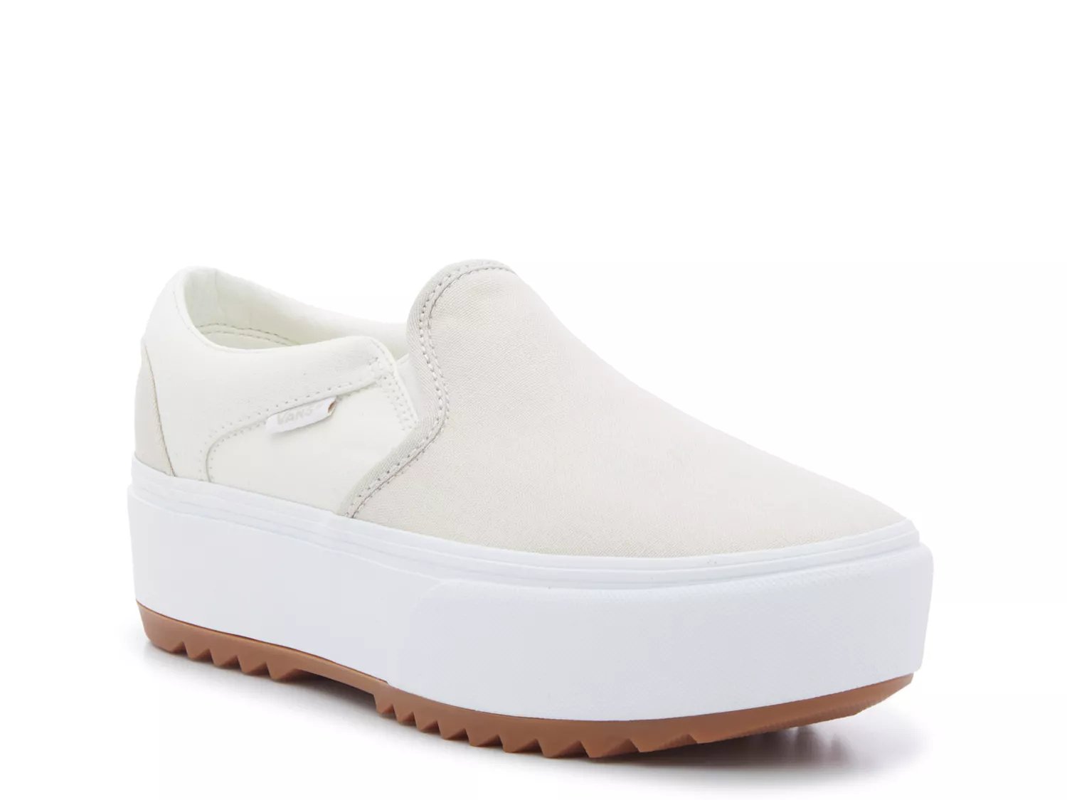 Женские модные кроссовки Vans Asher на платформе Slip