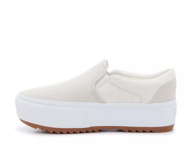 Vans Asher Platform Slip On Sneaker Women s