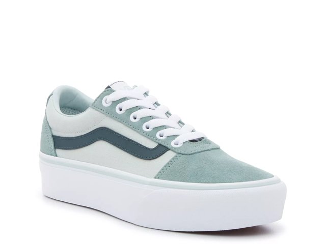 Mint green vans womens best sale