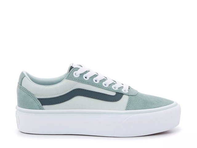 Vans old skool platform verde sales