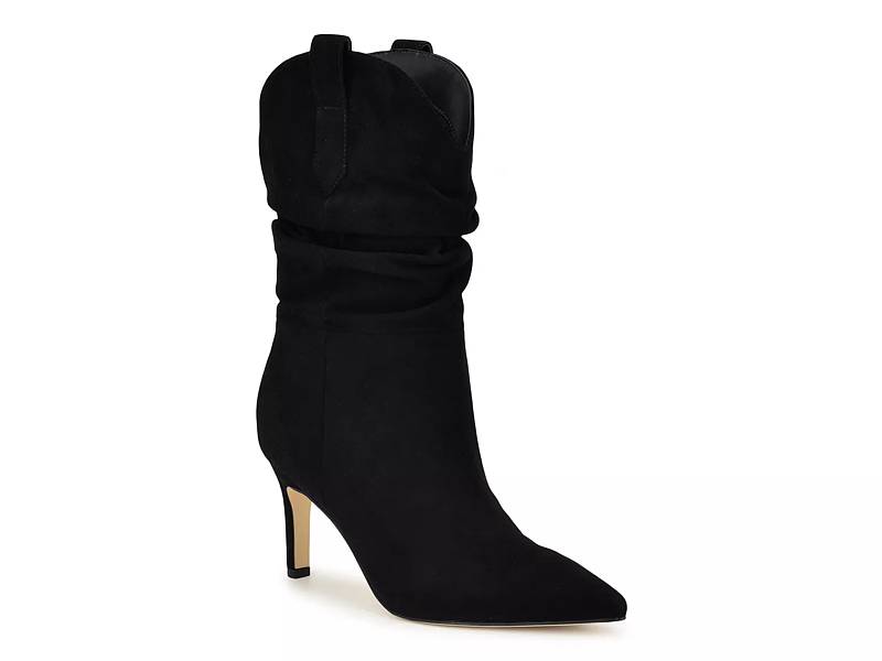 Qamile block heel booties hotsell