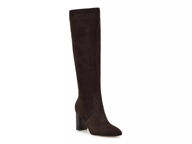 Nine west black suede best sale boots