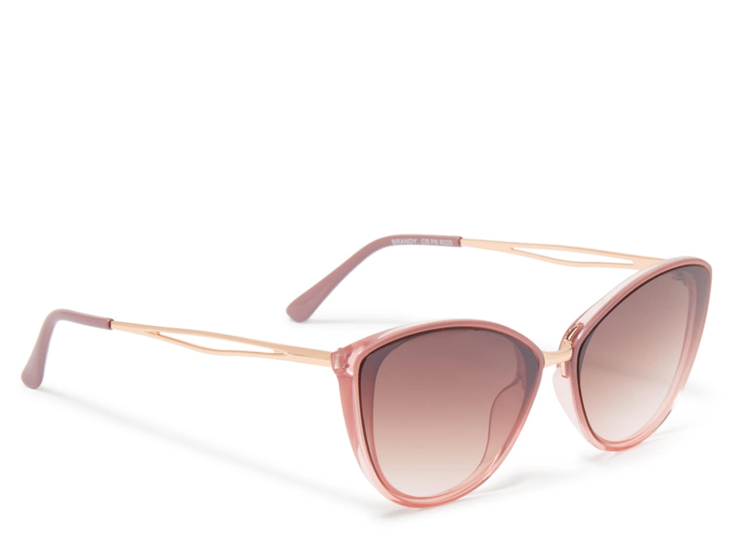 Brandy Round Cat-Eye Sunglasses