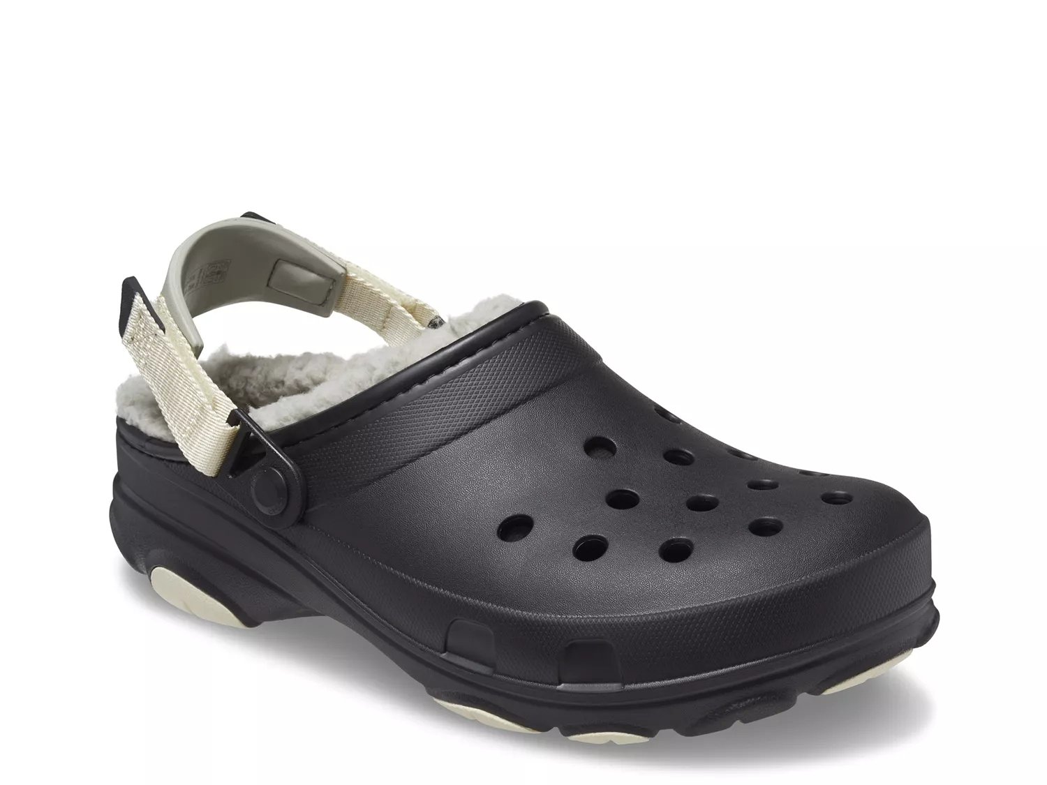 White 2025 sherpa crocs