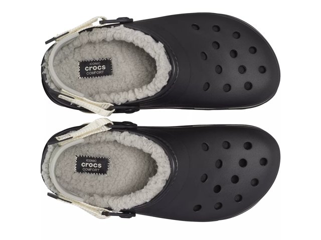 Crocs with sale fur dsw