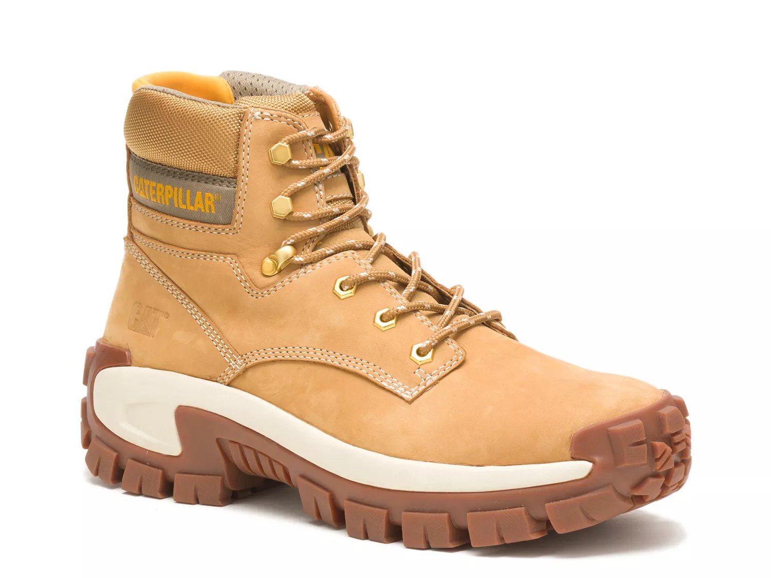 Caterpillar Invader Hi Steel Toe Work Boot | Men's | Honey | Size 7.5 | Boots