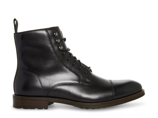 Steve madden mens boots black clearance